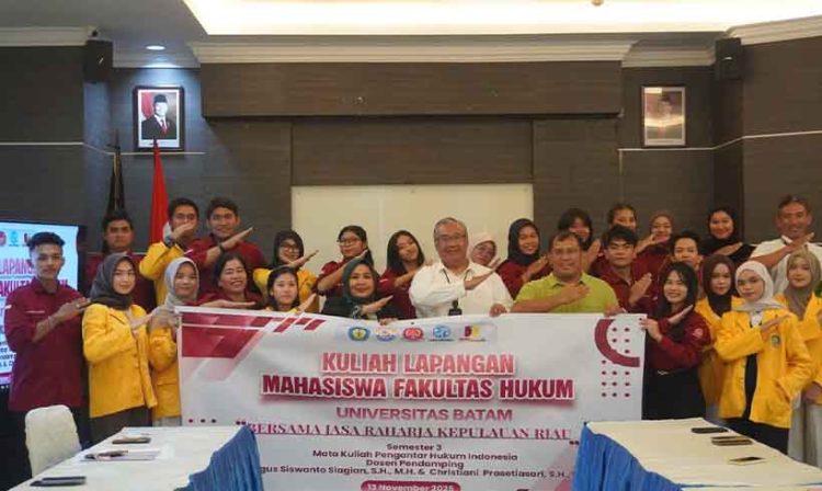 Mahasiswa FH Universitas Batam Gelar KKL di Jasa Raharja Kepri, Pelajari Regulasi dan Perlindungan Kecelakaan Lalu Lintas