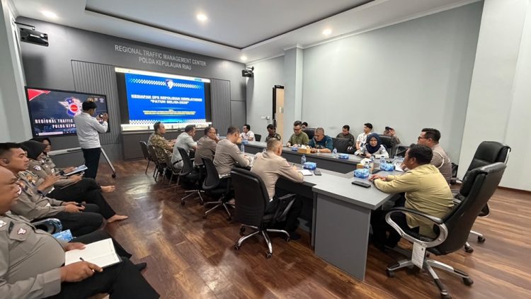 Mitra FKLL Provinsi Kepri Gelar Rapat Kesiapan Operasi Seligi Patuh 2026 bentuk Kamseltibcar Lantas di Kepri