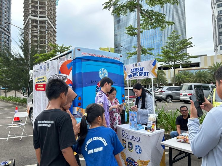 Samsat On The Spot Hadir di Harbour Bay pada Akhir Pekan, Inisiatif Jasa Raharja Kepri Permudah Wajib Pajak